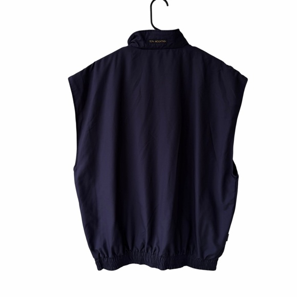 Sun Mountain Navy Blue Sleeveless Waterproof Performance Pullover Vest Size L - Picture 6 of 12